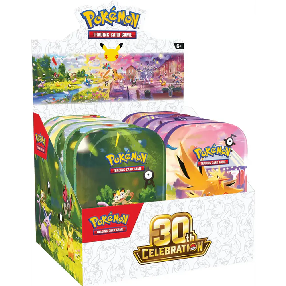 Pokémon TCG: 30th Celebration - Mini Tin (Inglés) - Diseño al azar