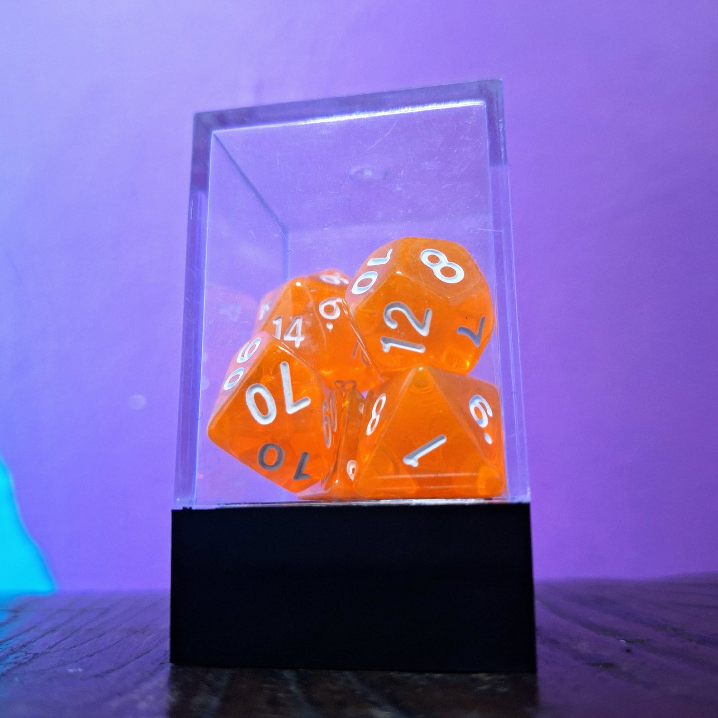 Set de Dados RPG Acrílico (7 piezas en caja)