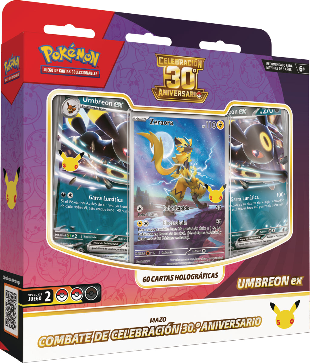 Pokémon TCG: 30th Celebration Battle Deck (Español) Umbreon - Preventa