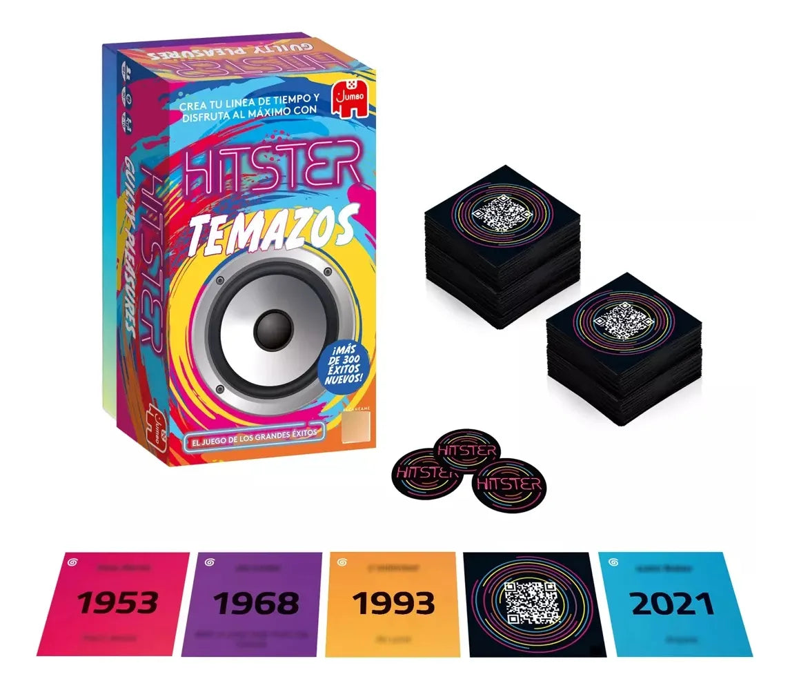 Hitster: Temazos - Juego de Mesa Party
