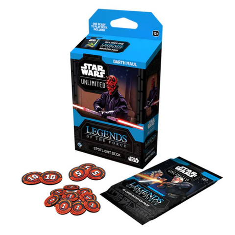 Star Wars: Unlimited – Mazo de Muestra Darth Maul - Legends of the Force (Inglés)