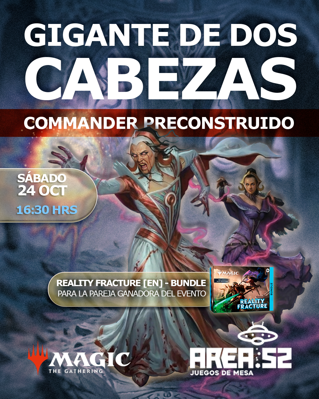 Inscripción — Magic: The gahtering - Gigante de dos cabezas Commander preconstruido