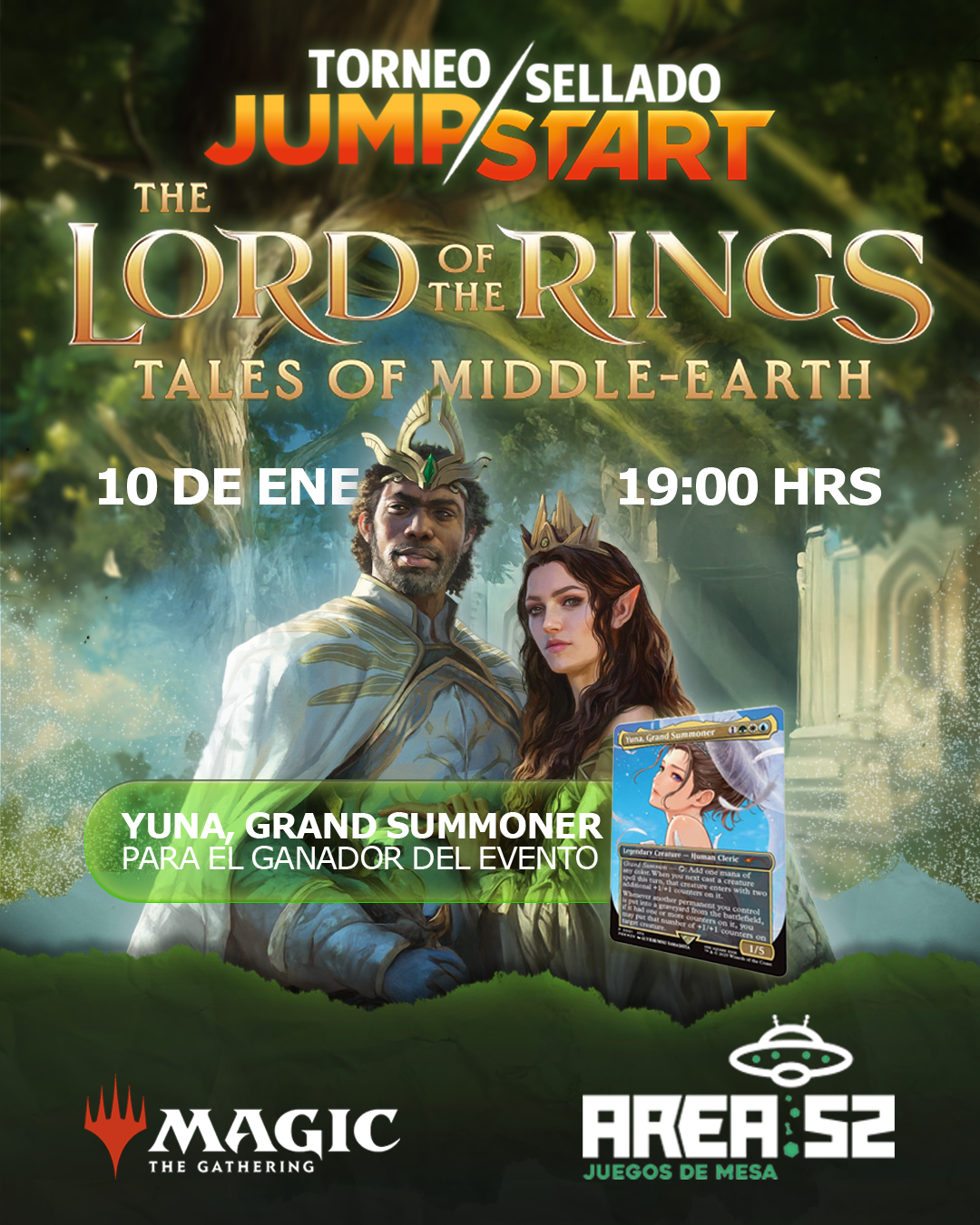 Inscripción Torneo Sellado Magic: Jumpstart El Señor de los Anillos ( Sáb 10 Enero)