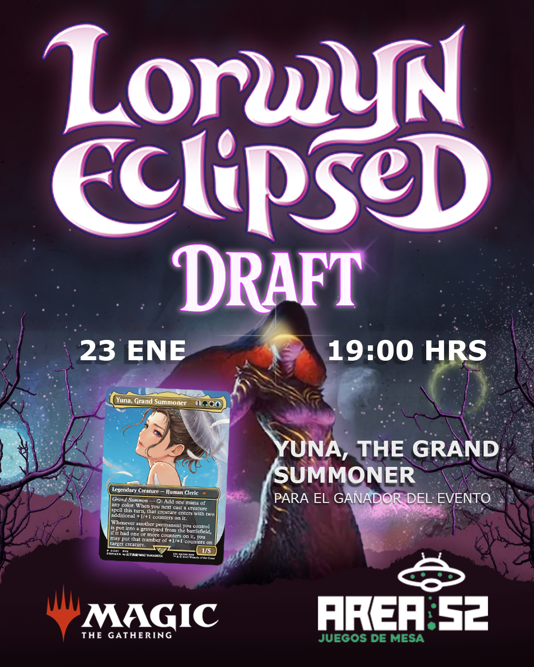 Entrada Draft Magic: The Gathering – Lorwyn Eclipsed - Viernes 23 Enero