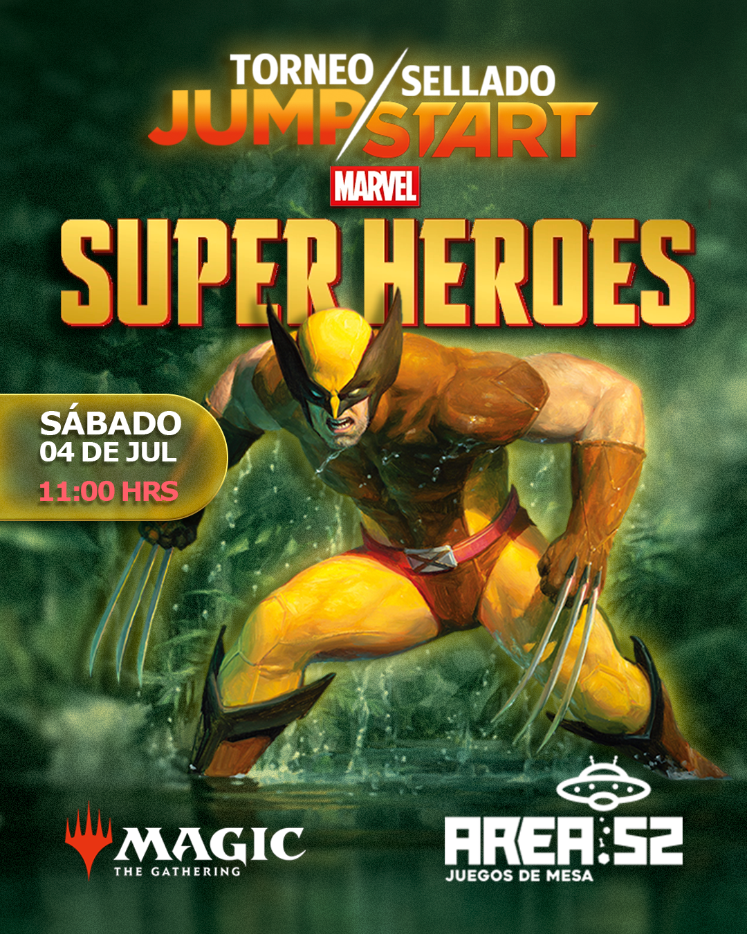 Inscripción — Magic: The gahtering - Jump/Start Marvel Super Heroes