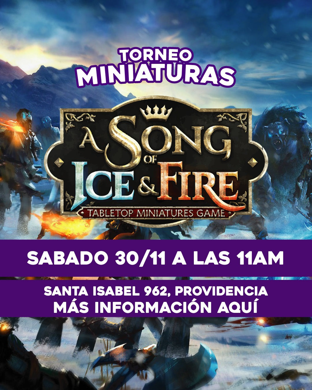 Torneo Miniaturas A song of Ice and Fire