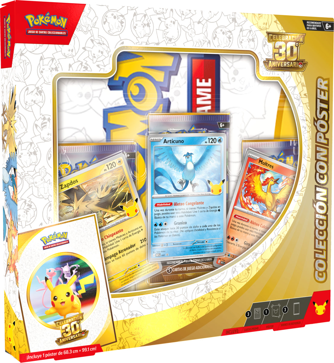 Pokémon TCG: 30th Celebration Poster Collection (Español) - Preventa