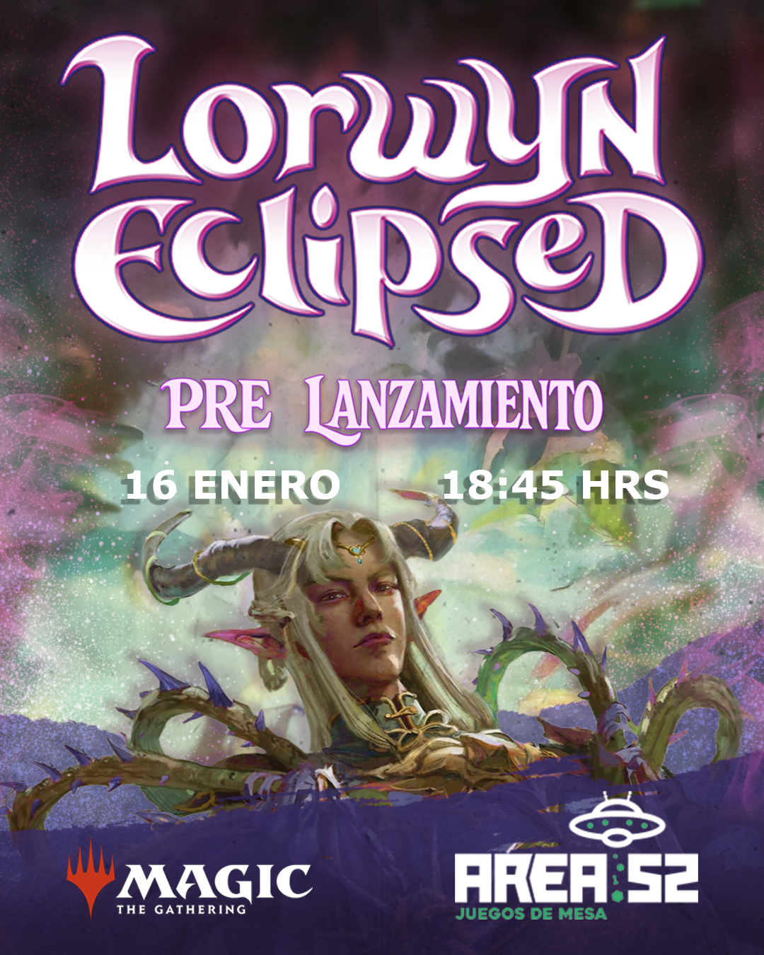 Entrada Prelanzamiento Magic: The Gathering – Lorwyn Eclipsed - Evento TCG - Viernes 16 Enero