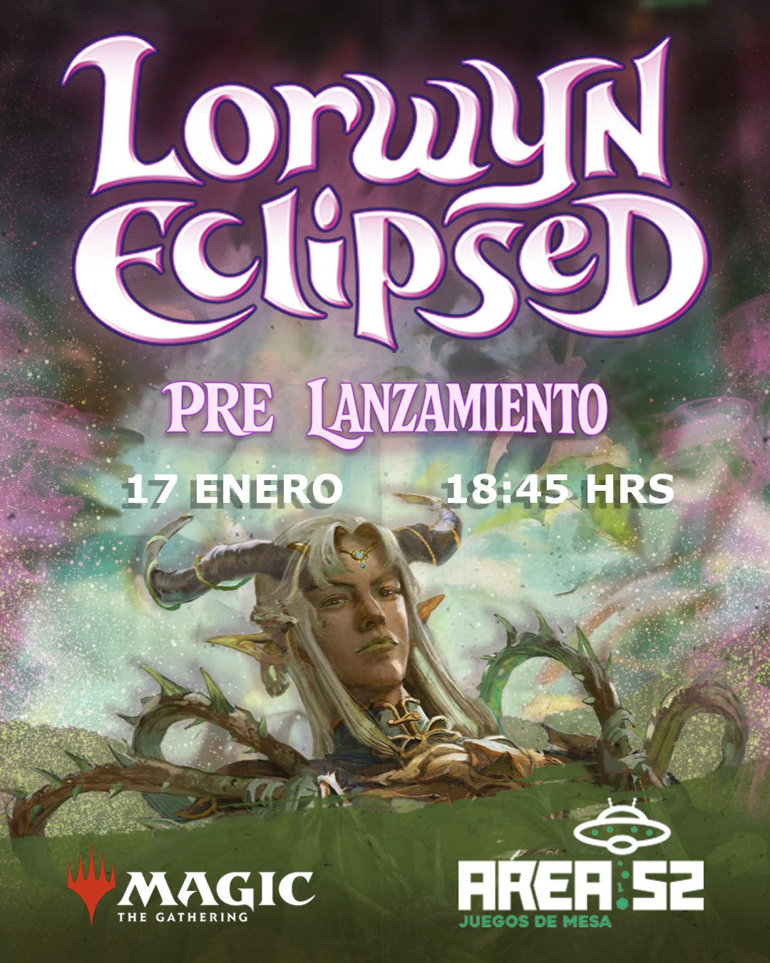 Entrada Prelanzamiento Magic: The Gathering – Lorwyn Eclipsed - Evento TCG - Sábado 17 Enero