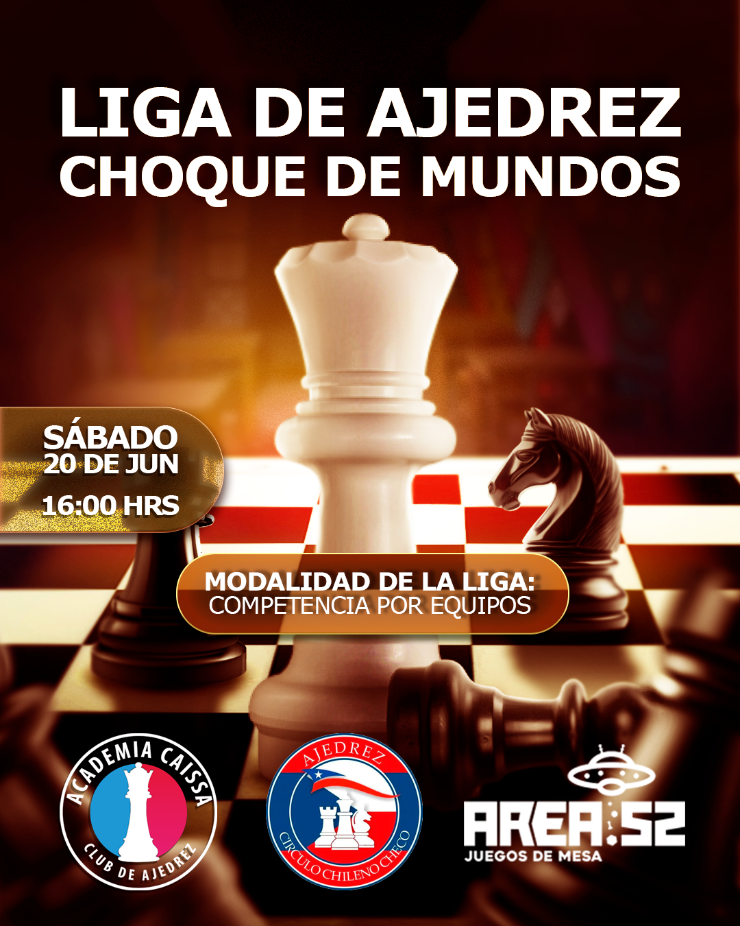 Inscripción — Liga de ajedrez "Choque de mundos"