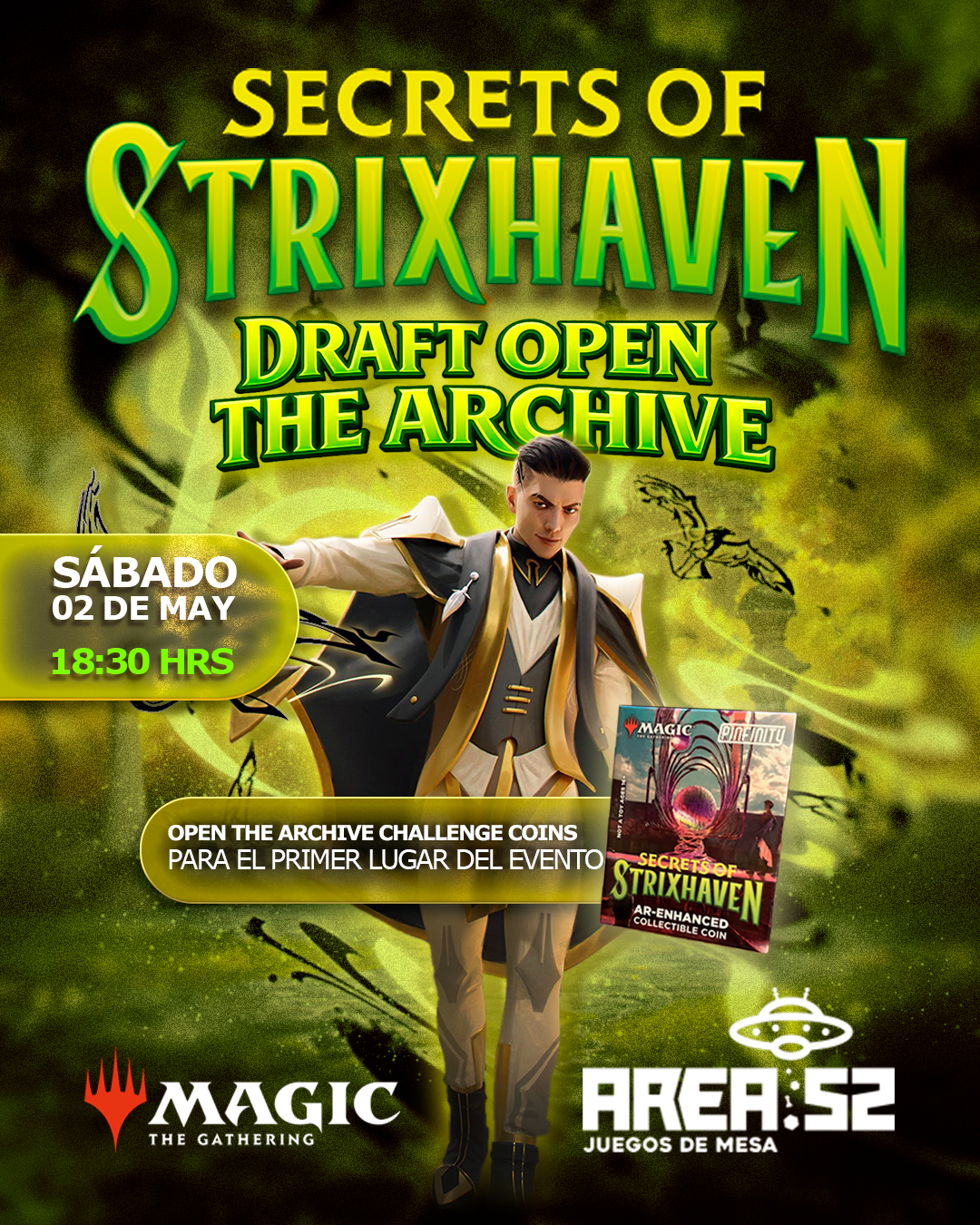 Inscripción — Magic: The gahtering - Draft open the archive secrets of strixhaven