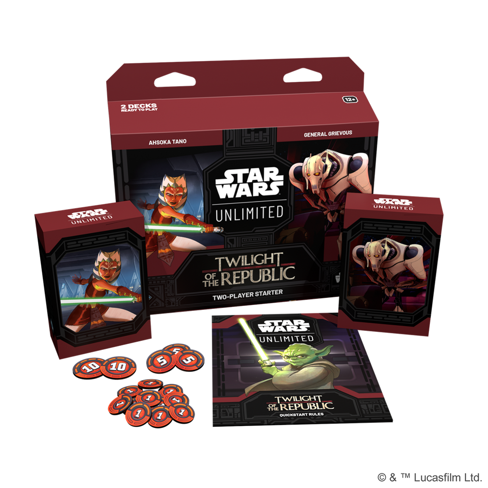 Star Wars: Unlimited – Twilight of the Republic Two-Player Starter (Inglés)