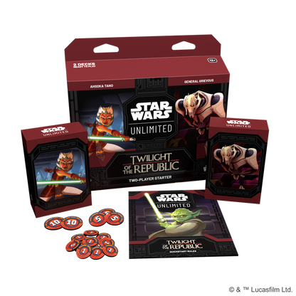 Star Wars: Unlimited – Twilight of the Republic Two-Player Starter (Inglés)