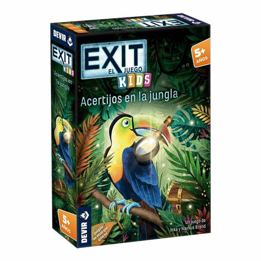 EXIT Kids: Acertijos en la Jungla - Juego de Escape Rejugable (Desde 5 años)