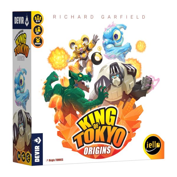 King of Tokyo: Origins - Juego de Mesa Familiar de Estrategia