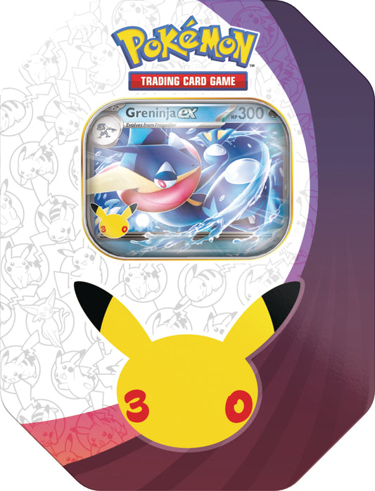 Pokémon TCG: 30th Celebration - ex Tin Greninja (Inglés) - Preventa TCG