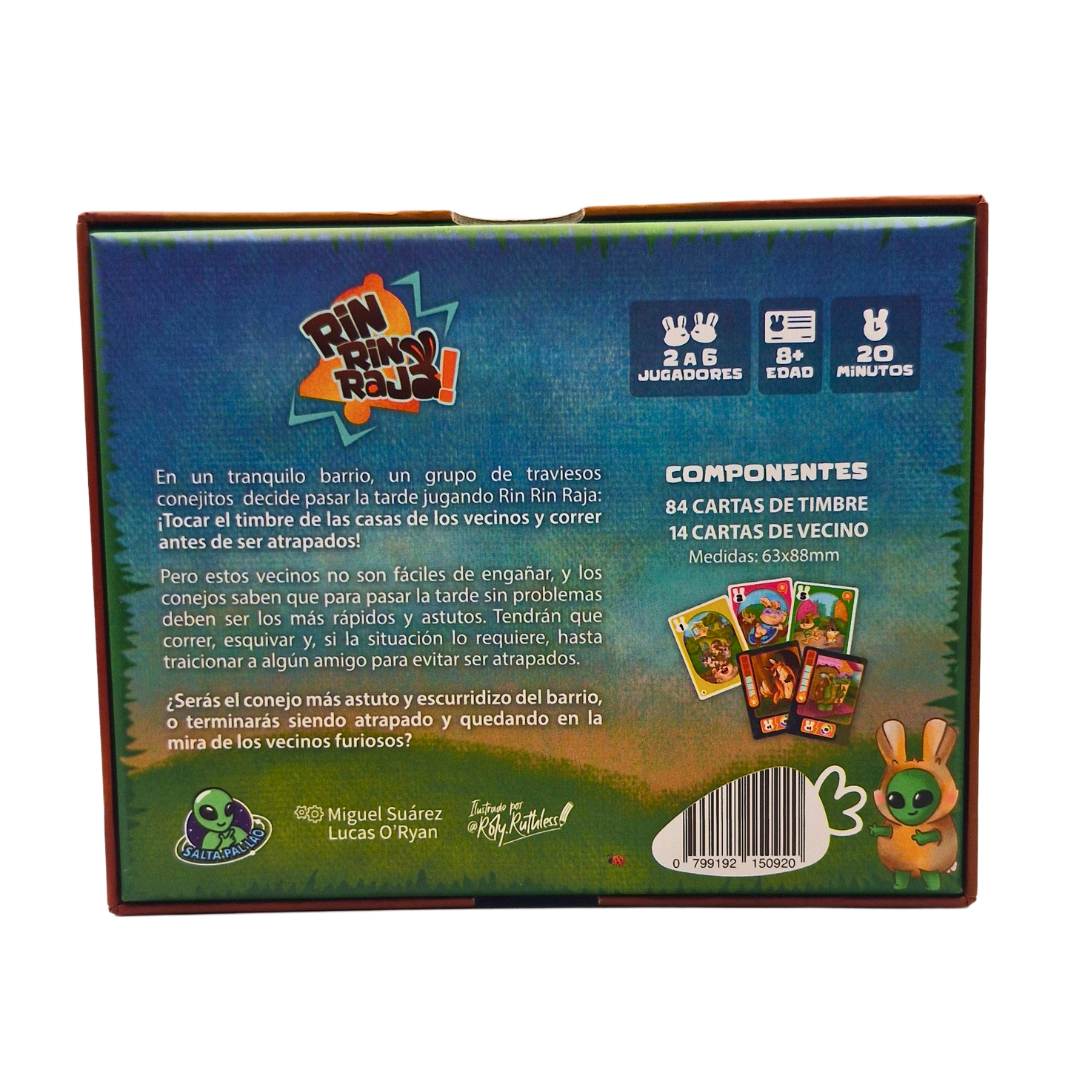 Rin Rin Raja - Juego de Cartas Familiar (Chileno)