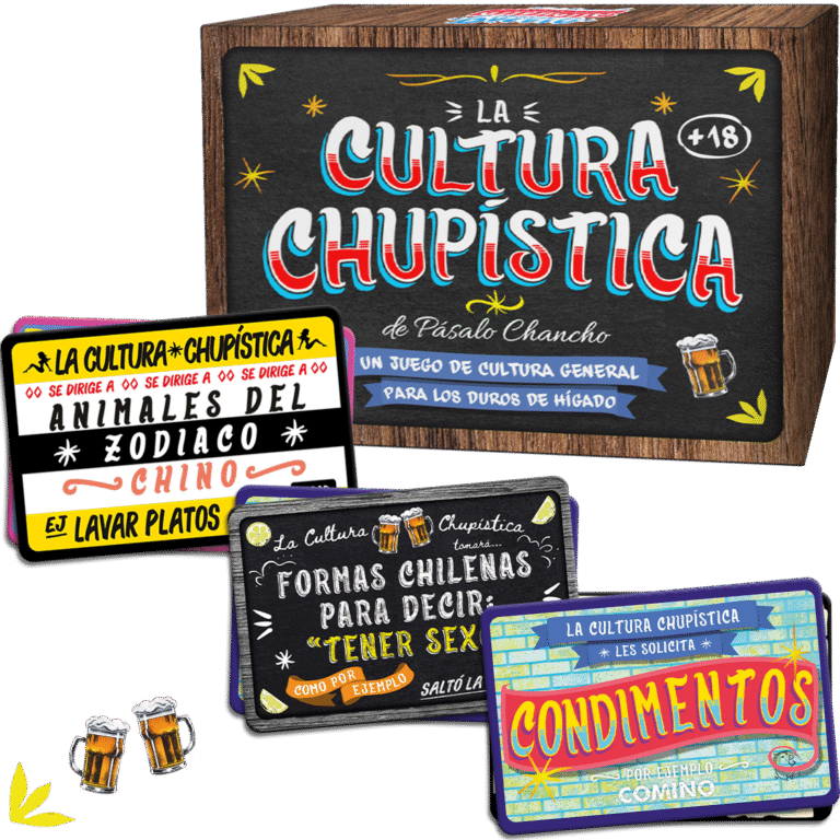 Cultura Chupística - Juego de Cartas para la Previa (Edición Chilena)