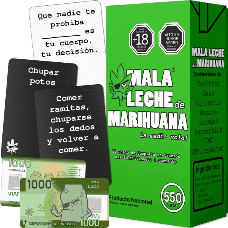 Mala Leche Original - Juego de Cartas de Humor Negro (Edición Chilena +18)