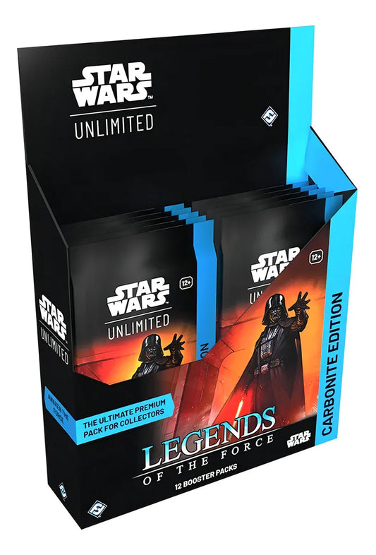 [ÚLTIMA UNIDAD] Star Wars Unlimited: Legends of the Force - Carbonite Booster Display (12 Packs) - Inglés