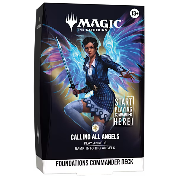 Magic: The Gathering - Mazo Commander Foundations: Heavenly Light (EN) - Mazo Preconstruido TCG