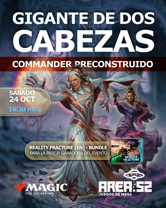 Inscripción — Magic: The gahtering - Gigante de dos cabezas Commander preconstruido