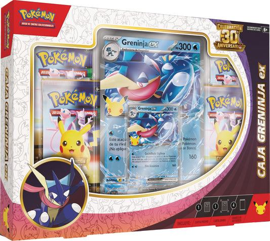 Pokémon TCG: 30th Celebration EX Box (Español) Greninja -  Preventa