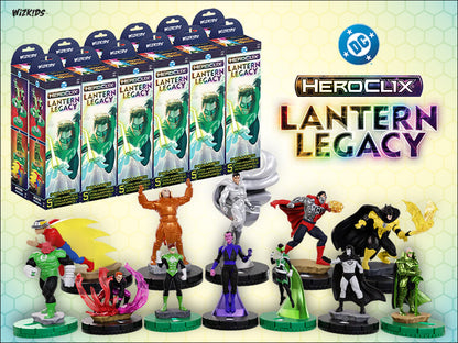 DC HeroClix: Lantern Legacy Booster (5 Figuras) - Miniaturas DC Coleccionables