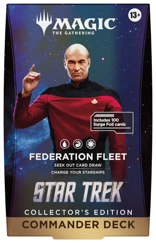 Magic: The Gathering Star Trek: Federation Fleet Collector's Edition - Commander Deck (Inglés) [Preventa]