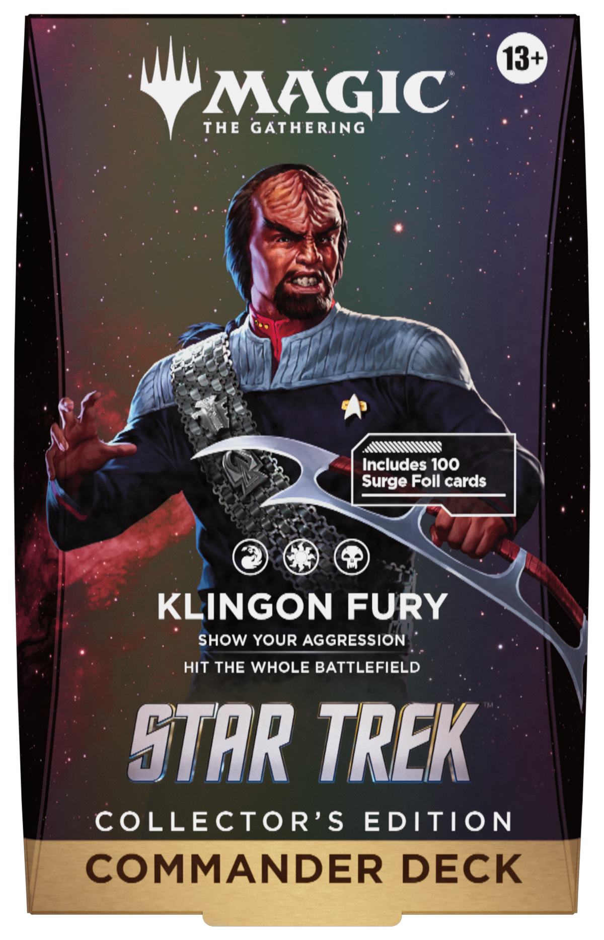 Magic: The Gathering Star Trek: Klingon Fury Collector's Edition - Commander Deck (Inglés) [Preventa]