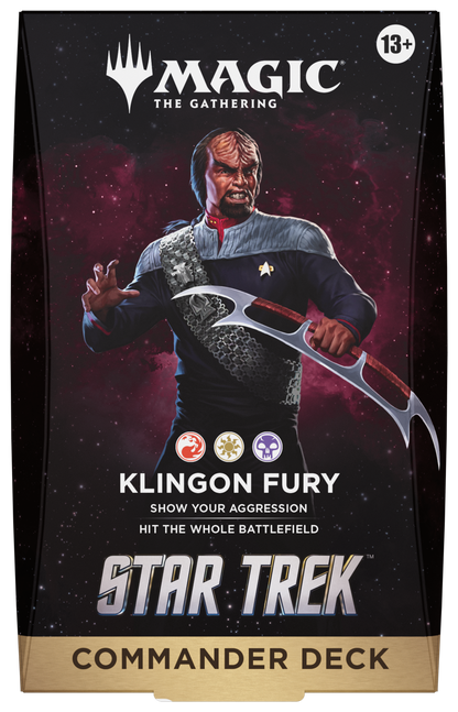 Magic: The Gathering Star Trek: Klingon Fury - Commander Deck (Español) [Preventa]