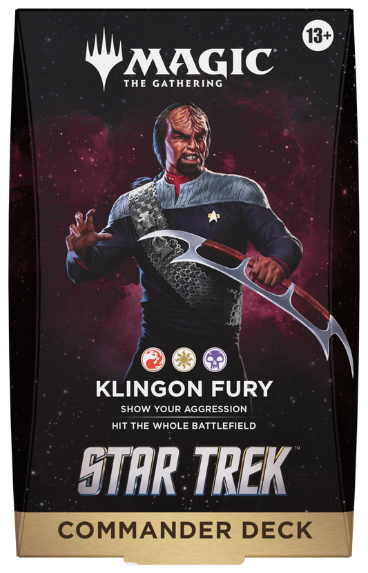 Magic: The Gathering Star Trek: Klingon Fury - Commander Deck (Español) [Preventa]