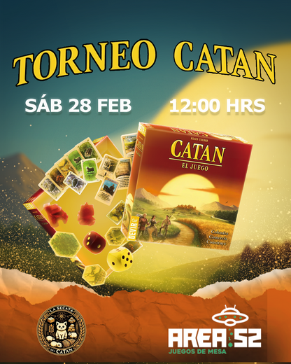 Inscripción Torneo Casual de Catan - Evento y Torneo  sábado 28 de Febrero