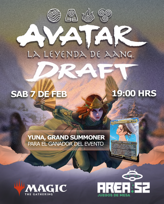 Entrada Torneo Magic: The Gathering: Draft Avatar The Last Airbender - Sábado 7 de Febrero