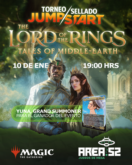 Inscripción Torneo Sellado Magic: Jumpstart El Señor de los Anillos  ( Sáb 10 Enero)