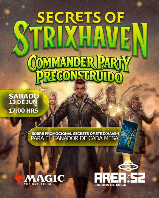 Inscripción — Magic: The gathering - Commander party Strixhaven Preconstruido