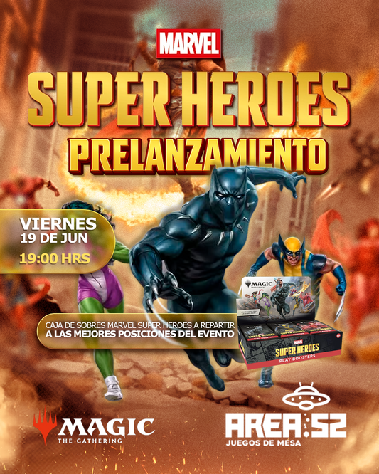 Inscripción — Pre lanzamiento Magic:the gathering - Marvel: Super Heroes