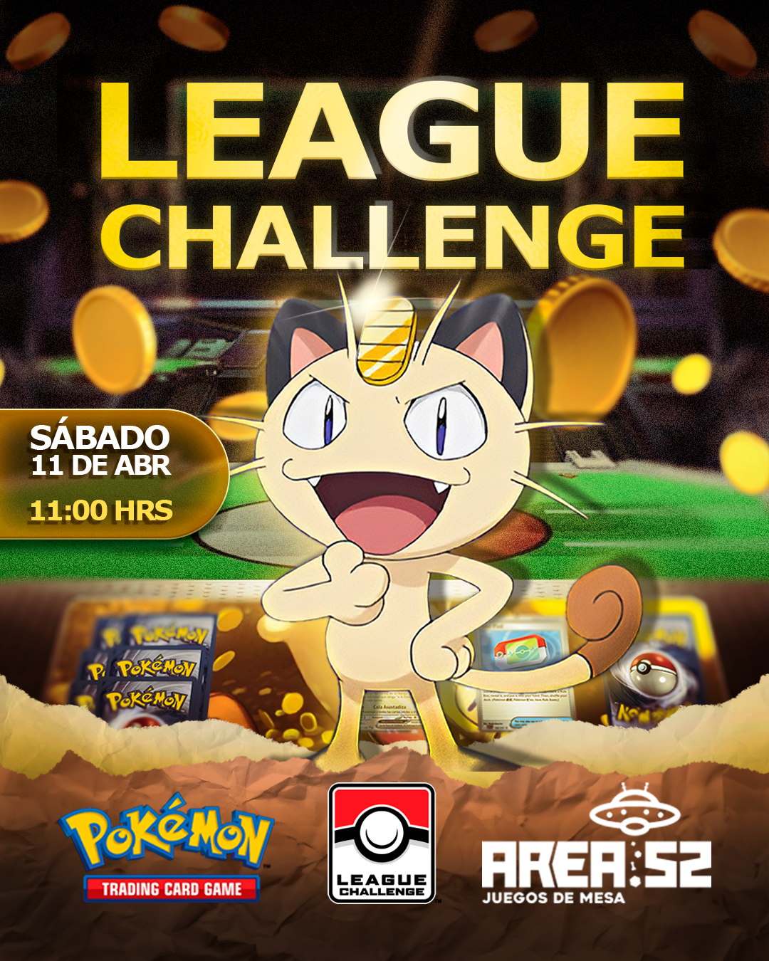 Inscripción — League challenge - Pokemon Sábado 11 Abril