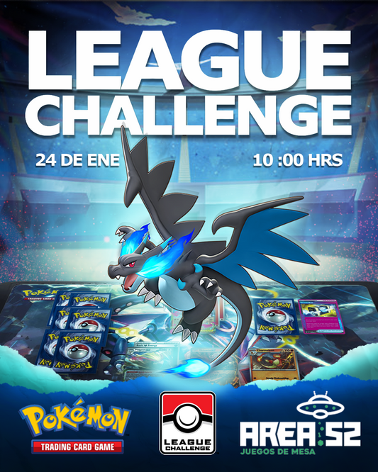 Inscripción: Pokémon TCG – League Challenge (24 de Enero) | Área 52