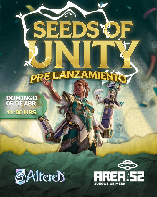 Inscripción — Pre lanzamiento - Seeds of unity Altered Domingo 05 Abril