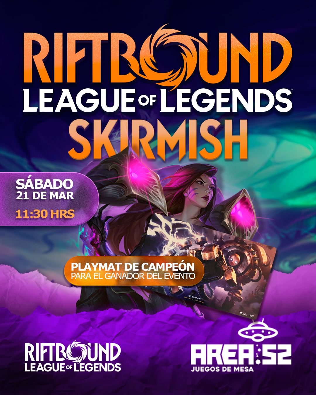 Inscripción — Skirmish origins - Riftbound Sábado 21 Marzo