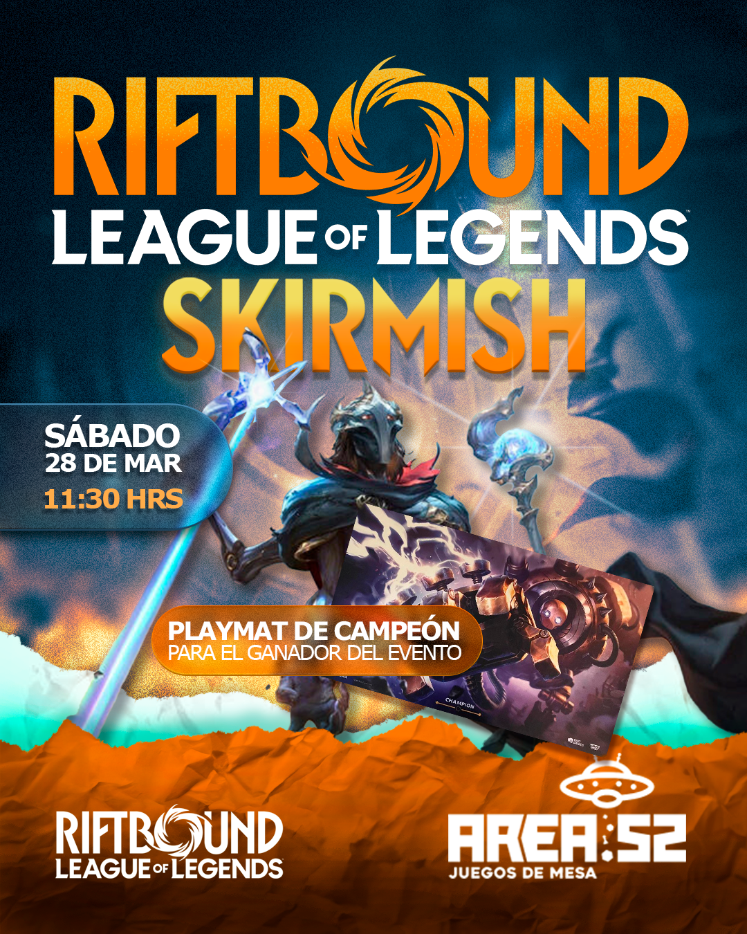 Inscripción — Skirmish origins - Riftbound Sábado 28 de marzo