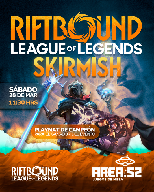 Inscripción — Skirmish origins - Riftbound Sábado 28 de marzo