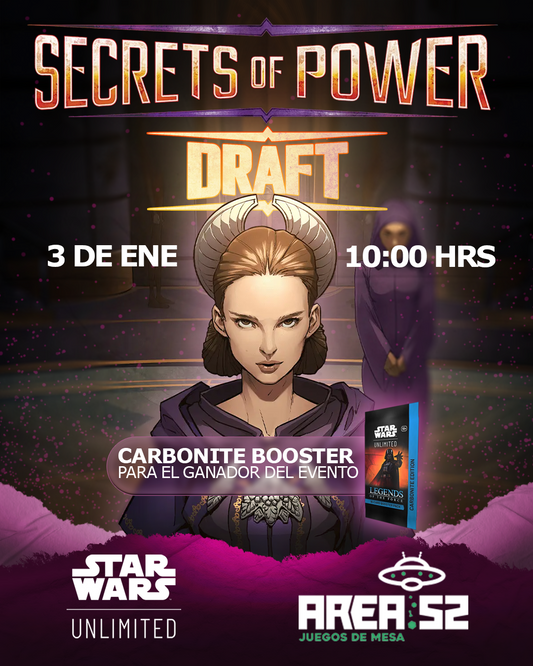 Inscripción Torneo Star Wars Unlimited: Draft de Año Nuevo - Evento Presencial