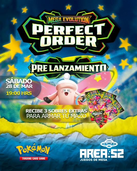 Inscripción — Pre lanzamiento Perfect Order - Pokemon Sábado 28 Marzo