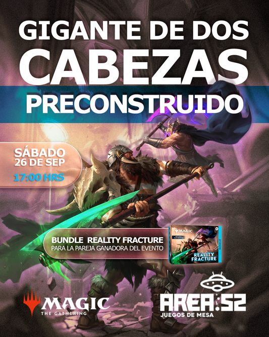 Inscripción — Magic: The gahtering  - Gigante de dos cabezas preconstruido
