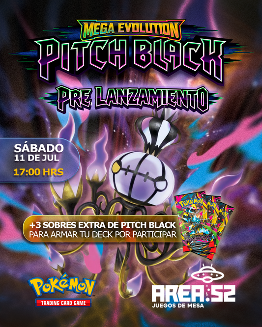 Inscripción — Pokemon - Pre lanzamiento Pitch black  (Horario PM)