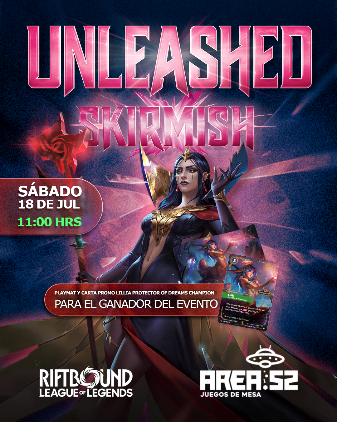 Inscripción — Riftbound - Skirmish Unleashed  Sábado 18 de Julio