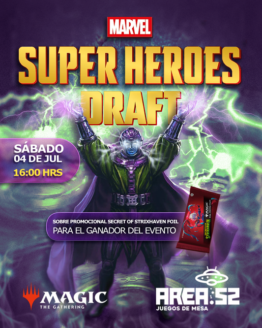Inscripción — Magic:The gathering - Draft Marvel Super Heroes