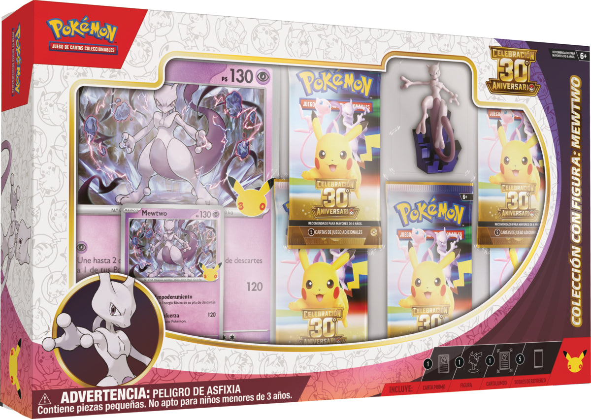 Pokémon TCG: 30th Celebration Figure Collection  MewTwo (Inglés) - Preventa TCG